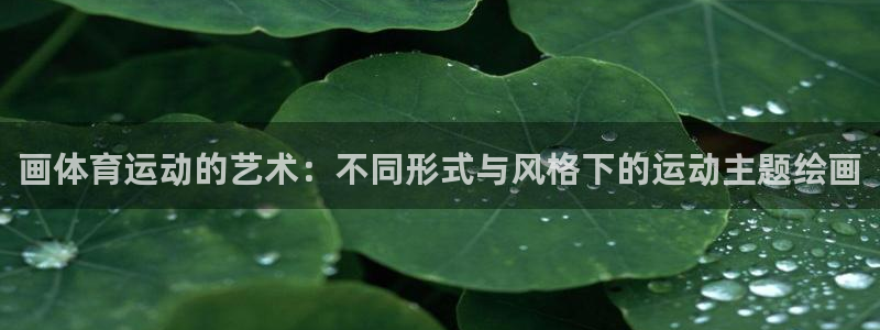 k1体育入口：画体育运动的艺术：不同形式与风格下的运动主题绘画